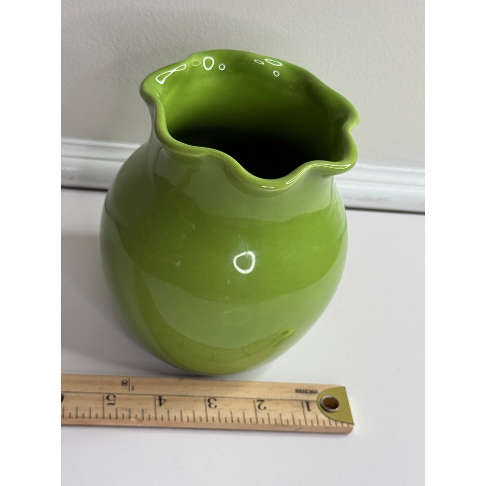 Crate & Barrel Green Vase by B. Eigen